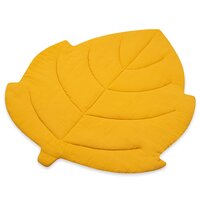 NEW BABY mušelínová hrací deka Leaf žlutá