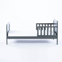 DREWEX dětská postel se zábranou Olek 140x70 cm šedá
