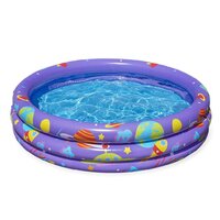 BESTWAY dětský nafukovací bazén s míčky 102x25 cm fialová