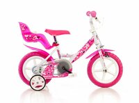 Dětské kolo Dino Bikes bílo-růžové 12&quot;