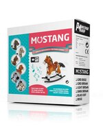 MILLY MALLY houpací koník s melodií MUSTANG světle hnědá