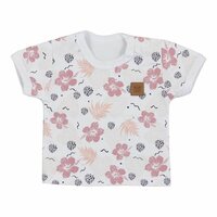 KOALA tričko s krátkým rukávem FLOWERS růžová vel. 74