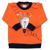 NEW BABY tričko HAPPY BULBS oranžová vel. 80