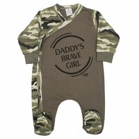 NEW BABY overal ARMY GIRL zelená vel. 80