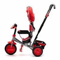 BABY MIX dětská tříkolka s LED světly LUX TRIKE šedá