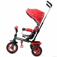 BABY MIX dětská tříkolka RIDER 360° červená