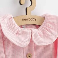 NEW BABY kabátek na knoflíky Luxury clothing Laura růžová vel. 74