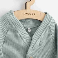 NEW BABY kabátek na knoflíky Luxury clothing Oliver šedá vel. 74