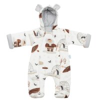 NEW BABY zimní kombinéza ESKIMO bílá vel. 74