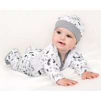 NEW BABY overal MUSIC bílá vel. 80