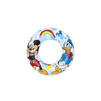 BESTWAY dětský nafukovací kruh Mickey a přátelé 56 cm modrá BESTWAY dětský nafukovací kruh Mickey a přátelé 56 cm modrá