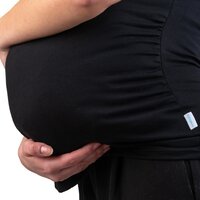 NEW BABY těhotenské tričko černá vel. M