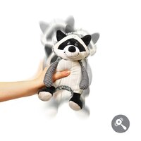 BABY ONO plyšová hračka RACOON ROCKY šedá