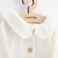 NEW BABY kabátek na knoflíky Luxury clothing Laura bílá vel. 68