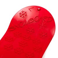 BABY MIX dětský kluzák na sníh SNOWBOARD 72 cm červená