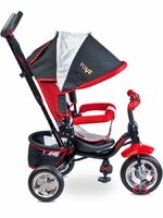 TOYZ dětská tříkolka s vodící tyčí TIMMY 2017 červená