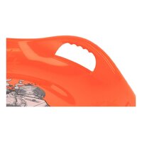 BABY MIX sáňkovací talíř 60 cm Snowflake MUSIC oranžová