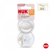 NUK šidítko MommyFeel 0-9m 2 ks růžová