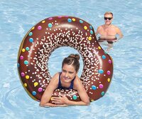 BESTWAY dětský velký nafukovací kruh DONUT 107 cm hnědá