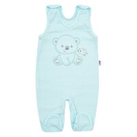 NEW BABY soupravička do porodnice SWEET BEAR modrá vel. 50