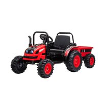 BABY MIX elektrický traktor červená