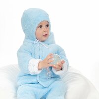 NEW BABY zimní čepička NICE BEAR modrá vel. 86