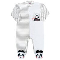 NEW BABY overal PANDA bílá vel. 80