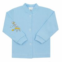 NEW BABY kabátek TEDDY PILOT modrá vel. 50