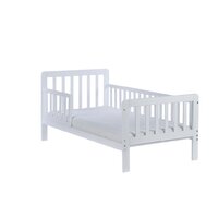 DREWEX dětská postel se zábranou Nidum 140x70 cm bílá