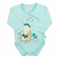NEW BABY body celorozepínací DONKEY modrá vel. 50 NEW BABY body celorozepínací DONKEY modrá vel. 50