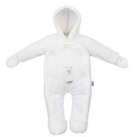 NEW BABY kombinéza JEŽEK bílá vel. 74