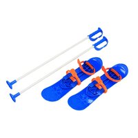 BABY MIX dětské lyže s vázáním a holemi BIG FOOT 42 cm modrá BABY MIX dětské lyže s vázáním a holemi BIG FOOT 42 cm modrá