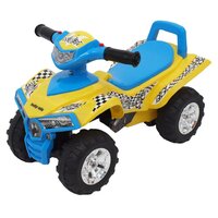 BABY MIX dětská čtyřkolka se zvukem QUAD žlutá