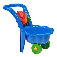 BAYO dětské zahradní kolečko s lopatkou a hráběmi SEDMIKRÁSKA modrá BAYO dětské zahradní kolečko s lopatkou a hráběmi SEDMIKRÁSKA modrá