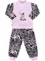 NEW BABY pyžamo ZEBRA S BALÓNKEM růžová vel. 122 NEW BABY pyžamo ZEBRA S BALÓNKEM růžová vel. 122