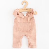 NEW BABY mušelínové lacláčky COMFORT CLOTHES růžová vel. 56