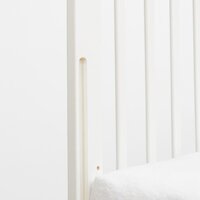NEW BABY dětská postýlka se stahovací bočnicí a šuplíkem BASIC bílá