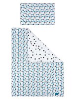 BELISIMA šestidílné dětské povlečení 100x135 cm KOŤÁTKA modrá