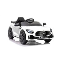 BABY MIX elektrické autíčko Mercedes-Benz GTR-S AMG bílá