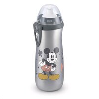 NUK dětská láhev Sports Cup Disney Cool Mickey 450 ml šedá