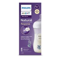 AVENT kojenecká láhev Natural Response Koala 260 ml bílá