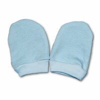 NEW BABY rukavičky pro novorozence modrá vel. 56