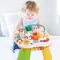 NEW BABY mluvící a hrající interaktivní stoleček s jezdícím vláčkem