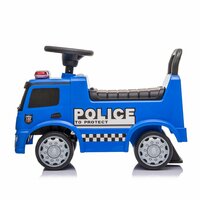 BABY MIX dětské odrážedlo se zvukem Mercedes POLICE modrá