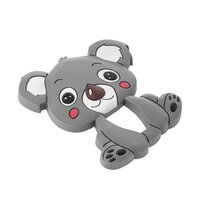 AKUKU dětské silikonové kousátko Koala šedá