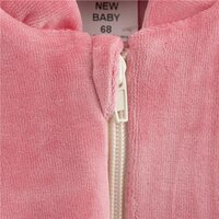 NEW BABY mikina Suede clothes růžová vel. 80