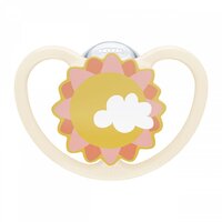 NUK 1 ks šidítko Space 6-18 m Slunce béžová