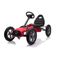 BABY MIX dětská šlapací motokára Go-kart Buggy červená