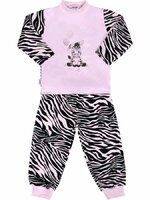 NEW BABY pyžamo ZEBRA S BALÓNKEM růžová vel. 128 NEW BABY pyžamo ZEBRA S BALÓNKEM růžová vel. 128
