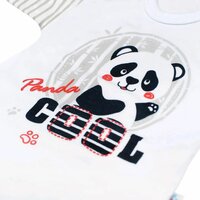 NEW BABY body s dlouhým rukávem PANDA vel. 80